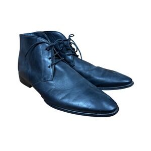 Oliver Sweeney Sweeney Chukka Boots Mens Black Leather Lace Up Pointed 12 Ankle